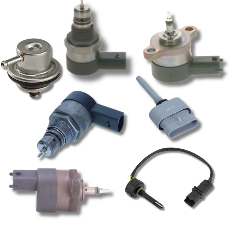 Degvielas vārsti un sensor