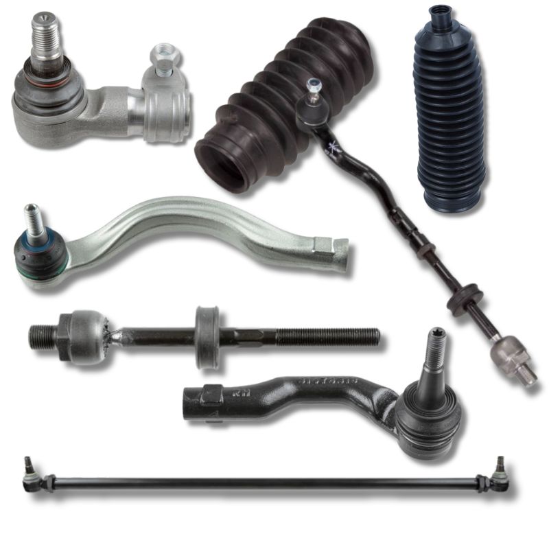 Stūres stieņi, uzgaļi un šarnīri